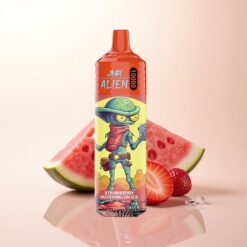 JNR Alien 10000 Capsuni Pepene Gheață cu 850mAh și 20ml E-lichid