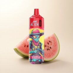 JNR Alien 10000 Gumă de mestecat Pepene Verde cu LED RGB și 850mAh