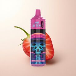 JNR Alien 10000 Înghețată de Căpșuni cu 850mAh și LED RGB