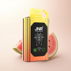 JNR Shisha Hookah Box 20500 Pepene Roșu Căpșună Gumă cu Baloane Dual Mesh Coil 25ml Nicotină 5% 1000mAh